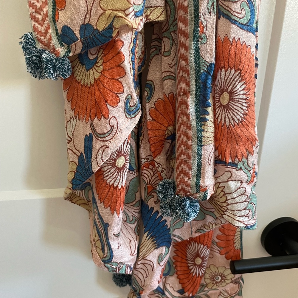 J Crew Floral Scarf